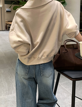 [Lè made] リメイドエブリーハーフジップアップスウェットシャツ / 4 カラーズ