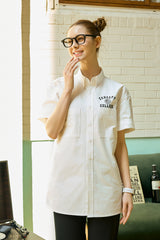 Let’s Keep Our Youth White Work Short-Sleeved Shirt [Unisex]