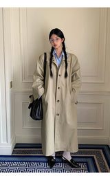 London Basic Oversized-Fit Trench Coat