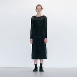 Glittering sheer knit black