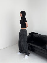 [MADE] Reversed Pocket Wide Denim Pants (W)