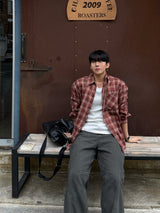 Cut line reverse pants