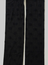 ワイドドットストッキング (アイボリー, ブラック 2COLORS!)