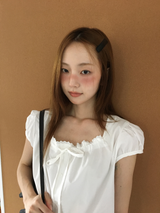 French puff blouse (3color)