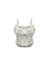 GAGA RIBBON BUSTIER / BEIGE