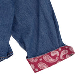  REGULAR DENIM PAISLEY SHIRT (UNISEX)_SYF4BL01BU