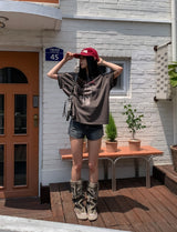 Pixie Star Rivet Denim Shorts