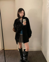 [ORIGINAL] Wound Suede Middle Jacket