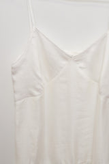 V-neck Lace Dress (White)