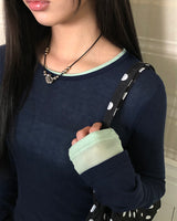 テノンテンセルレイヤード長袖Tシャツ