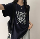 Gerty Vintage lettering boxy fit short-sleeved T-shirt