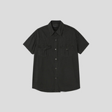 [S/S]ピグメントウェスタンマッスルフィットハーフシャツ(3color)
