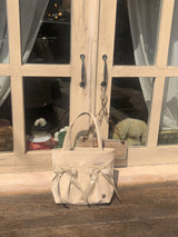 Mini easy ribbon bag_sand beige