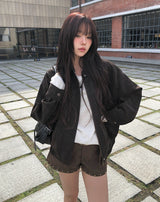 [1+1/MADE] Ringsa V-neck Loose Fit Layered Knit
