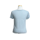 (3color) Mini Flower Wave Short Sleeve Tee