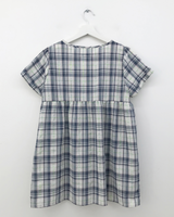 Dottie check short-sleeve blouse (3color)