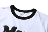 フラジャイル ハート リンガーTシャツ (White)