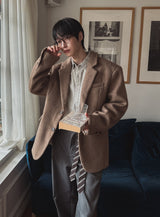 Brulee Wool Over Blazer