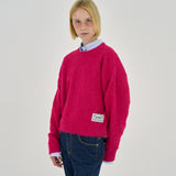 Brushed Soft Knit_Fuchsia pink