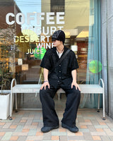 Sivenツータックワイドスラックス