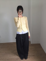 Summer Stitch Balloon Denim (2color)