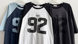 Leo ルーズフィットナグラン半袖Tシャツ