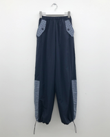 Pisso check string pants (2color)