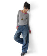 (Unisex) アンディヴィンテージカーブドデニム