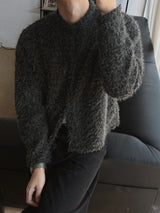 ASCLO Hairy Crop Cardigan (3color)
