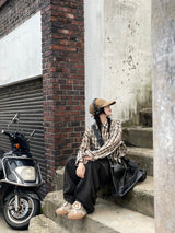 Darky wide balloon denim pants