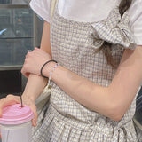 Cereal Checkered Bustier Hair Strap Set