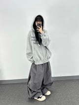 アーバンレタリングフーディージップアップ