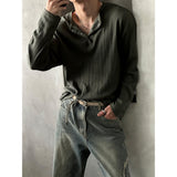 [F/W] Golgi button henry neck long sleeves (4color)