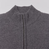 フルニットジップアップ GRAY