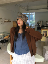 Grunge Weaving Beanie (2color)