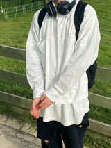 Cropped shirt jacket Unisex 2C