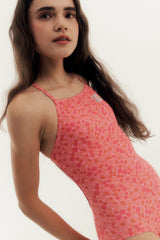 [Vintage Peony_pink] One Piece Swimsuit
