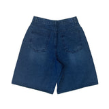 D ring bermuda denim pants