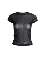 kish spark mesh babytee ( black )