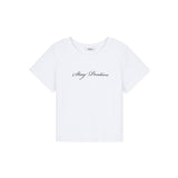 ステイポジティブTシャツ White