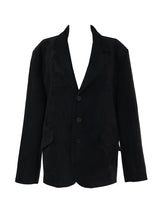 line suede blazer jacket (2color)