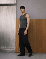 Exposed Seam Ribbed Tank
