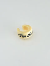 [Formica] レターイヤーカフ(Yellow)