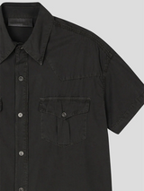 [S/S]ピグメントウェスタンマッスルフィットハーフシャツ(3color)