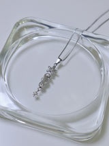 coral starfish seahorse necklace