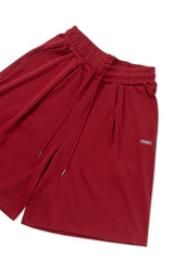 Cozy sweat shorts_red