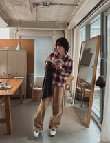 セントリバースピンタックコットンパンツ