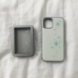 Light and star mint Teen Case Iron Multipurpose Storage Box