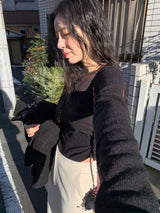 [MADE] [Wool Napping] Winter Warm ロングブーツカットスラックス