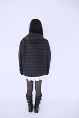 Duck-Down Light Hooded Slim Lightweight Padded (2colors)